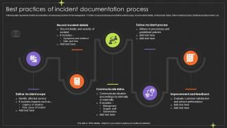 Best Practices Of Incident Documentation Process