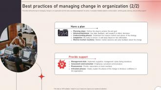 Best Practices Of Managing Operational Change Management To Enhance Organizational CM SS V Visual Downloadable