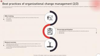 Best Practices Of Organizational Operational Change Management To Enhance Organizational CM SS V Visual Downloadable