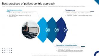 Best Practices Of Patient Centric Approach PPT Template