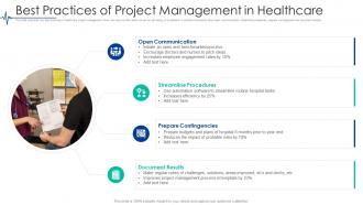 Best Practices Of Project Management In Healthcare