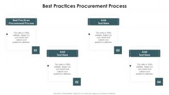Best Practices Procurement Process In Powerpoint And Google Slides Cpb