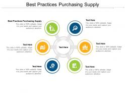 Best practices purchasing supply ppt powerpoint presentation show model cpb