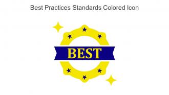 Best Practices Standards Colored Icon In Powerpoint Pptx Png And Editable Eps Format