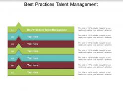 Best practices talent management ppt powerpoint presentation file gallery cpb