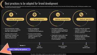 Best Practices To Be Adopted For Brand Strategy For Increasing Company Presence MKT SS V