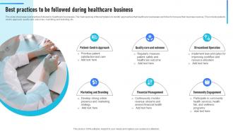 Best Practices To Be Followed During Healthcare Business