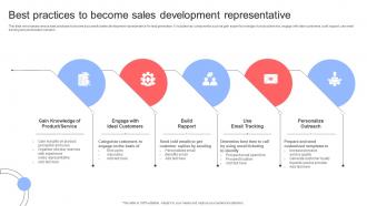 Best Practices To Become Sales Development Representative
