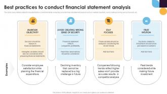Best Practices To Conduct Financial Statement Analysis For Improving Business Fin SS