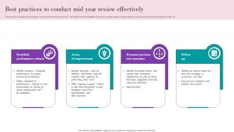 Best Practices To Conduct Mid Year Review Effectively