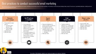 Best Practices To Conduct Successful Email Marketing NPO Marketing And Communication MKT SS V