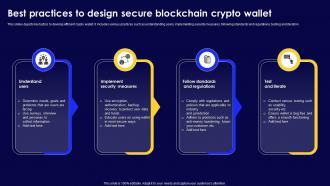 Best Practices To Design Secure Blockchain Crypto Wallet