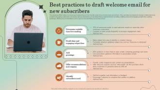 Best Practices To Draft Welcome Email For New Subscribers
