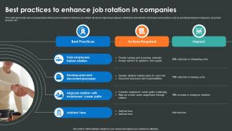 Best Practices To Enhance Job Rotation In Companies