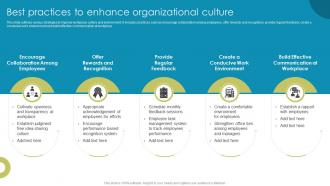 Best Practices To Enhance Organizational Culture Enhancing Workplace Culture With EVP