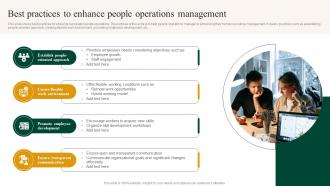 Best Practices To Enhance People Operations Management