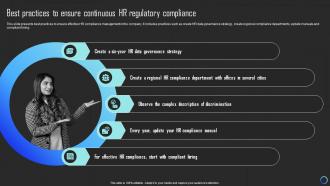 Best Practices To Ensure Continuous HR Regulatory Mitigating Risks And Building Trust Strategy SS