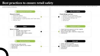 Best Practices To Ensure Retail Safety