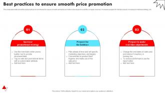 Best Practices To Ensure Smooth Price Promotion