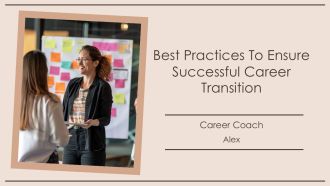 Best Practices To Ensure Successful Career Transition PPT Demonstration AT