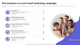 Best Practices To Excel Email Marketing Campaign Digital Marketing Ad Campaign MKT SS V