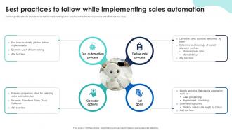 Best Practices To Follow While Sales Automation For Improving Efficiency And Revenue SA SS