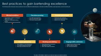 Best Practices To Gain Bartending Excellence Bridging Performance Gaps Through Hospitality DTE SS