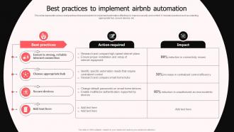 Best Practices To Implement Airbnb Automation