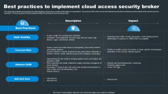 Best Practices To Implement Cloud Access Security Broker SASE Network Security