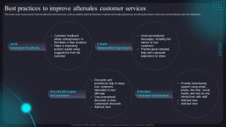 Best Practices To Improve Aftersales Customer Services Improving Customer Assistance