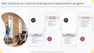 Best Practices To Improve Learning And Improvement Program