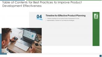 Best practices to improve product development effectiveness powerpoint presentation slides