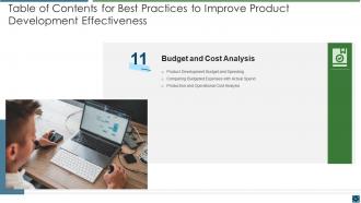Best practices to improve product development effectiveness powerpoint presentation slides