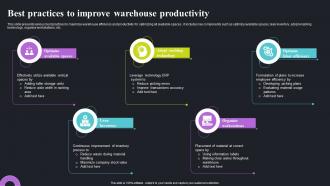 Best Practices To Improve Warehouse Productivity