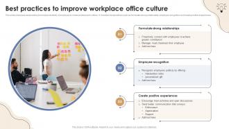 Best Practices To Improve Workplace Office Culture