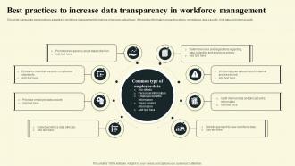 Best Practices To Increase Data Transparency In Workforce Management