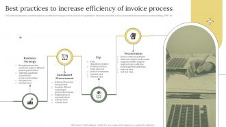 Best Practices To Increase Efficiency Of Invoice Process