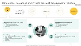 Best Practices To Manage And Mitigate Risks Procurement Management And Improvement Strategies PM SS