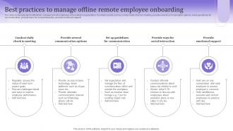 Best Practices To Manage Offline Remote Employee Onboarding