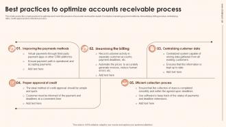 Best Practices To Optimize Accounts Receivable Process