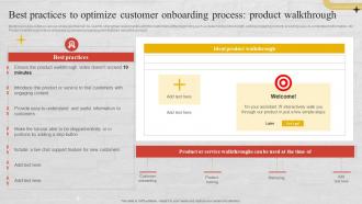 Best Practices To Optimize Customer Onboarding Process Product Churn Management Techniques