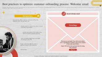 Best Practices To Optimize Customer Onboarding Process Welcome Churn Management Techniques