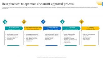 Best Practices To Optimize Document Approval Process