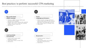 Best Practices To Perform Successful CPA Marketing Best Practices To Deploy CPA Marketing