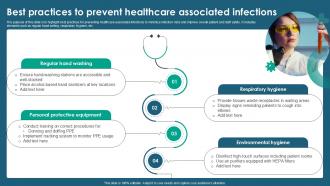 Best Practices To Prevent Healthcare Associated Infections Ppt Template