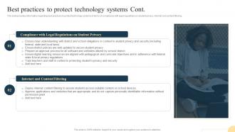 Best Practices To Protect Technology Systems Playbook For Teaching And Learning At Distance