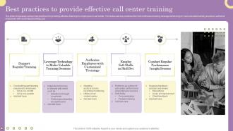 Best Practices To Provide Effective Call Center Training