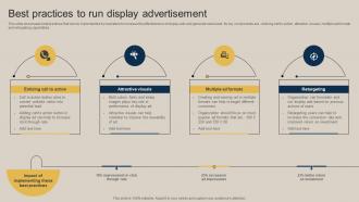 Best Practices To Run Display Advertisement Pushing Marketing Message MKT SS V