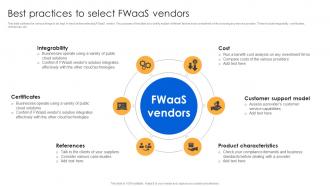 Best Practices To Select Fwaas Vendors Firewall Virtualization