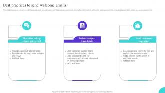 Best practices to send welcome emails onboarding journey to enhance user interaction